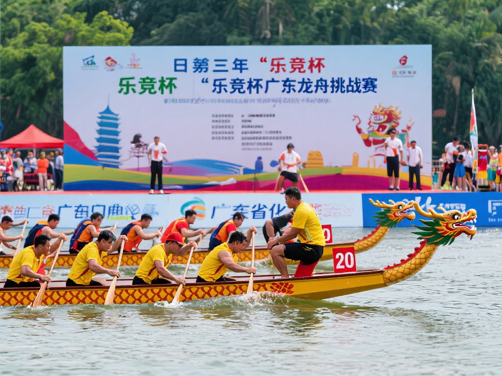 以去年举办的“乐竞杯广东龙舟挑战赛”为例，这项赛事